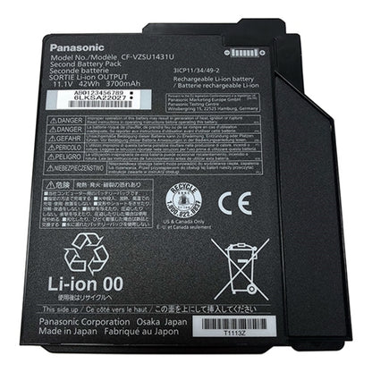 Panasonic 2nd Battery Pack for ODD Bay - Toughbook CF-31 CF-VZSU1431U