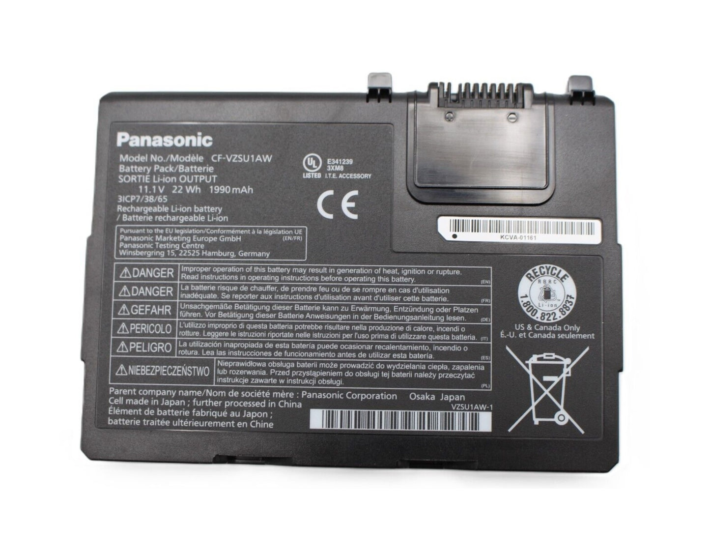 Panasonic Battery Pack for ToughBook CF-33 - CF-VZSU1AW CF-VZSU1AR New