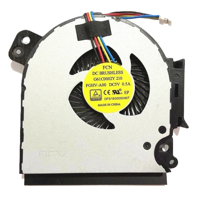 Toshiba CPU Cooling Fan Satellite Pro L50-D R50-C Tecra A50-C G61C0002Y210 DFS5160005040T-FGHV-A00 P000653330