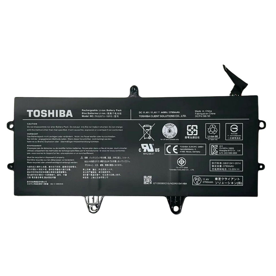 Toshiba Battery Pack for Portege X20W X20W-D X20W-E - PA5267U-1BRS New