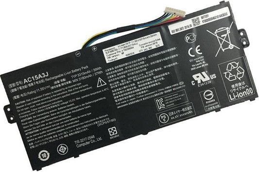 Acer AC15A3J New Battery CB3-111 CB3-131 13 CB5-311 C910 R11 CB5-132T AC15A8J 3IP5/57/80
