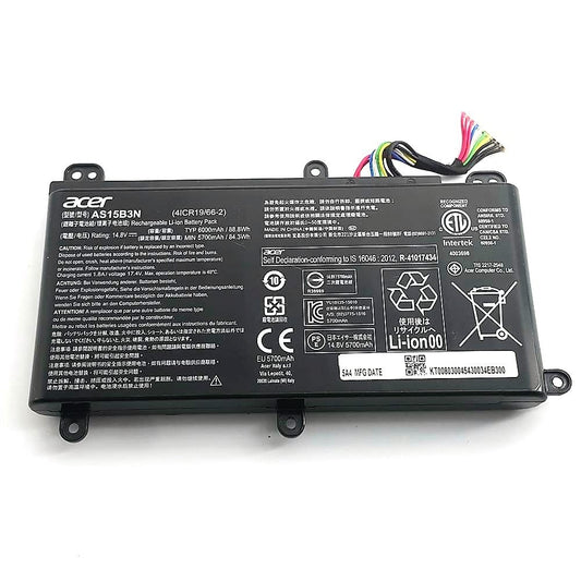 Acer AS15B3N Battery Predator 17 G5-793 G9-791 G9-791G G9-792 G9-793 4ICR19/66-2 KT.00803.004