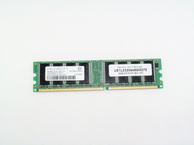 512 MB RAM Aeneon DDR1 PC3200U 400 MHz CL3 – Modulo AED660UD00-500C88X – Usato Funzionante