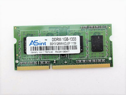 ASUS 04G001617A81 Memory 1GB SODIMM PC3-10600S 1333M SSY3128M8-EDJEF