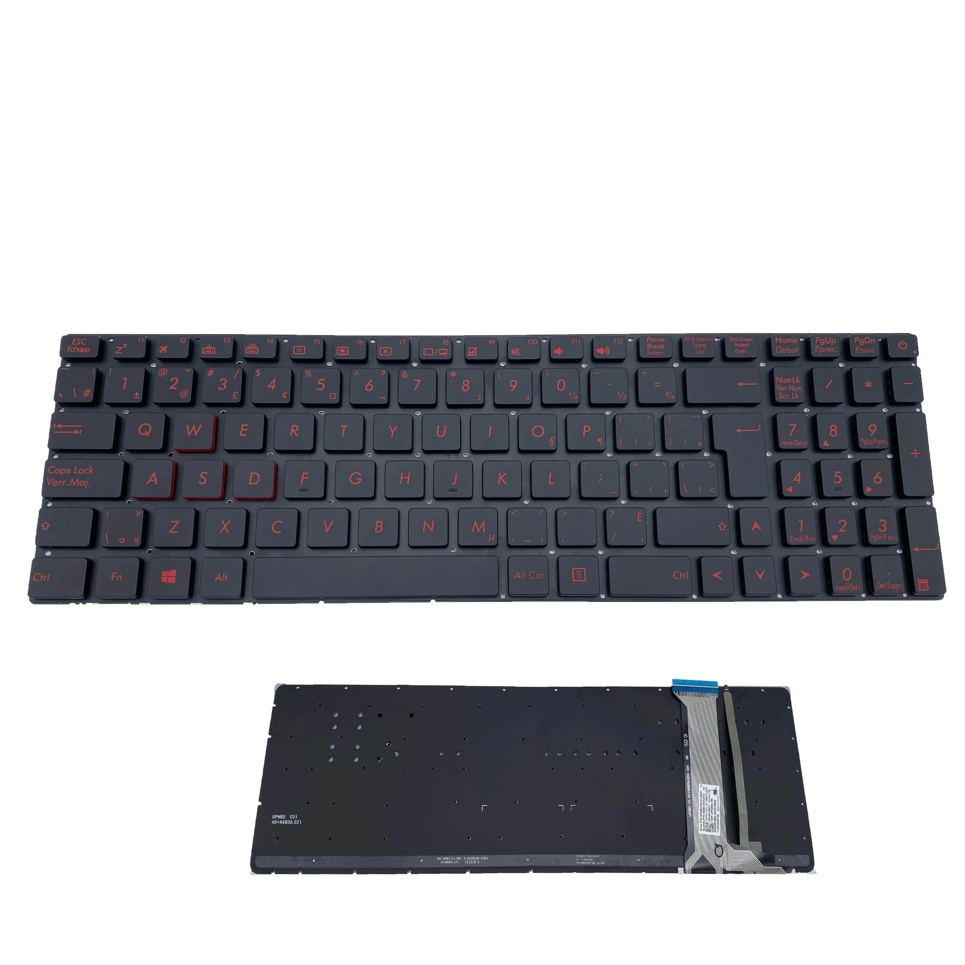 ASUS 0KNB0-662CCB00 Keyboard CA Backlit N551JX N551ZU N751J N751JK N751JX NSK-UPQBQ