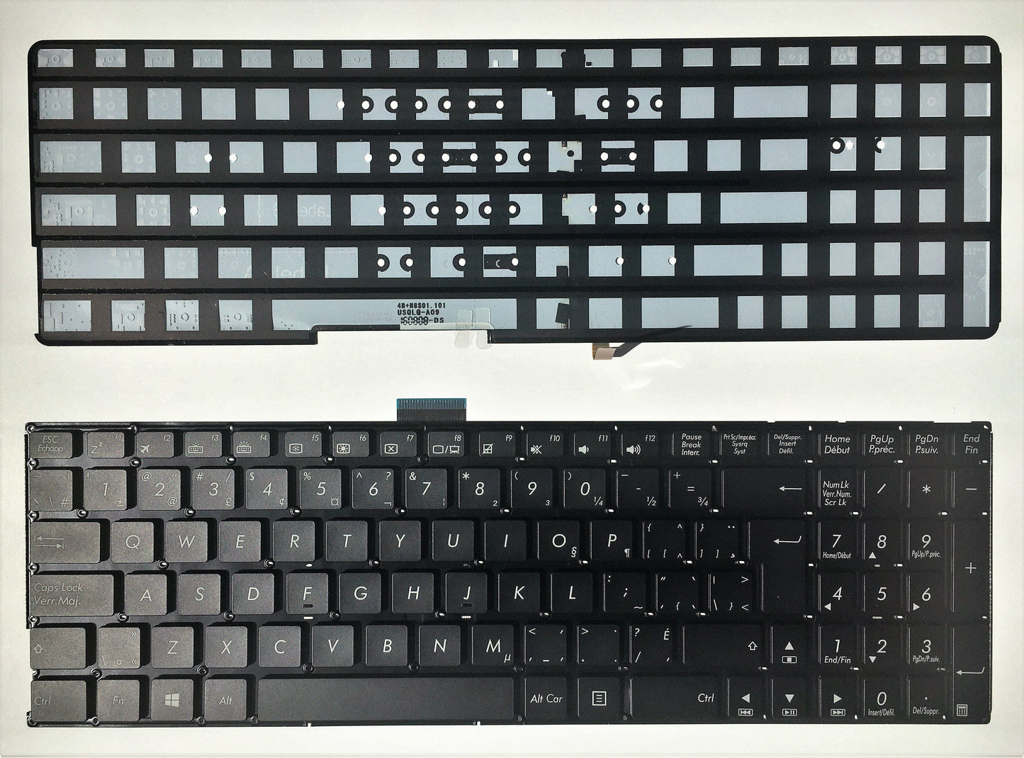 ASUS 0KNB0-662HCB00 Keyboard CA BL K555U R516L R516LB R516LX R516UX AEXK5K01010