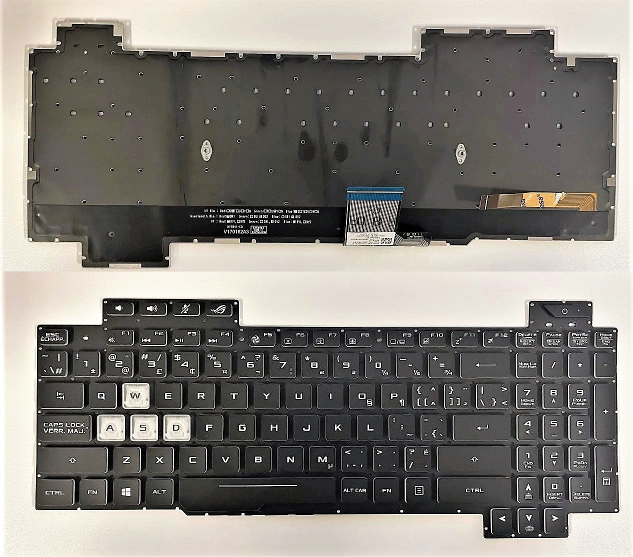 ASUS 0KNR0-6614CB00 New Keyboard CA BL GL504G GL504GS GL504GV GL504GW V170162FS1-EF