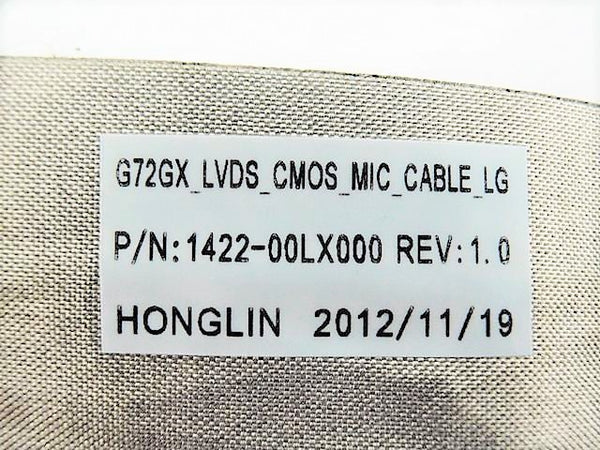 ASUS New LCD LED LVDS Display Video Screen Cable G72 G72GX G72GZ G72V G72X 1422-00LY000 1422-00LX000