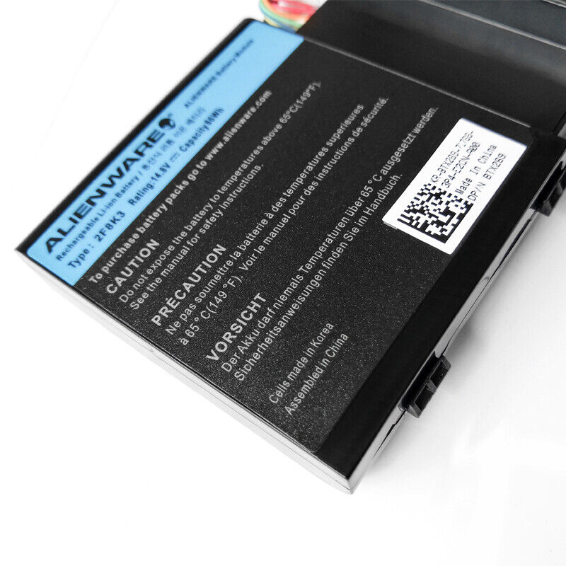 Dell Battery for Alienware 17 R1 18 R1 P19E ALW18D 18X M18XR3 - 2F8K3