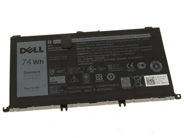 Dell 357F9 New Battery Pack Inspiron 15 5577 7557 7559 7566 7567 15PD 0357F9 0GFJ6 71JF4