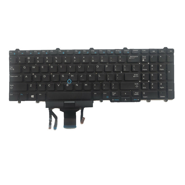Dell 383D7 Keyboard US Backlit E5550 E5570 E5580 Precision 15 7510 17 7710 0383D7 PK131M4B00 SG-63310-XUA