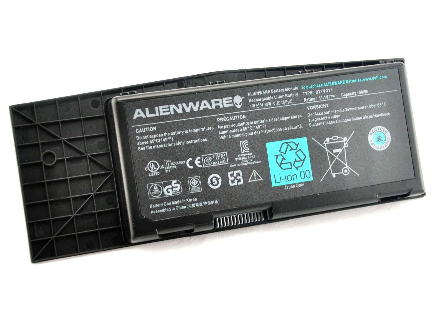 Dell 7XC9N New Genuine Battery Pack 9C 90Wh Alienware 17X R3 R4 C0C5M 5WP5W 0C0C5M 07XC9N 05WP5W