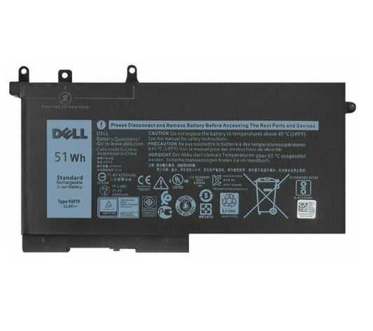 Dell 93FTF New Battery Latitude E5580 Precision 3520 3530 M3520 M3530 4YFVG 83XPC D4CMT 093FTF