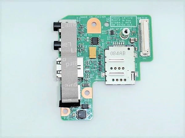 Dell New DC In Power Jack Port Connector USB Audio Card Reader Daughter PCB Board Latitude E5400 0C959C 554X70202001G0 48.4X704.011 C959C