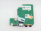 Dell New DC In Power Jack Port Connector USB Audio Card Reader Daughter PCB Board Latitude E5400 0C959C 554X70202001G0 48.4X704.011 C959C