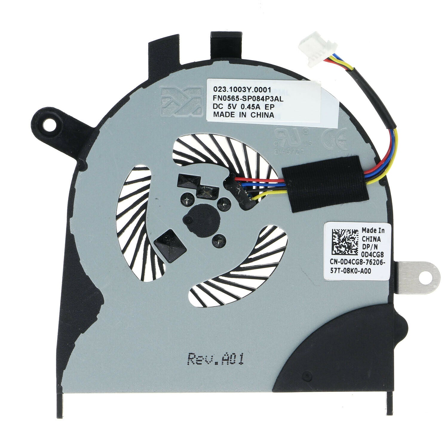 Dell D4CG8 CPU Fan Inspiron 13 7353 7359 7543 13-7353 13-7359 13-7543 0D4CG8 023.1003Y.0001