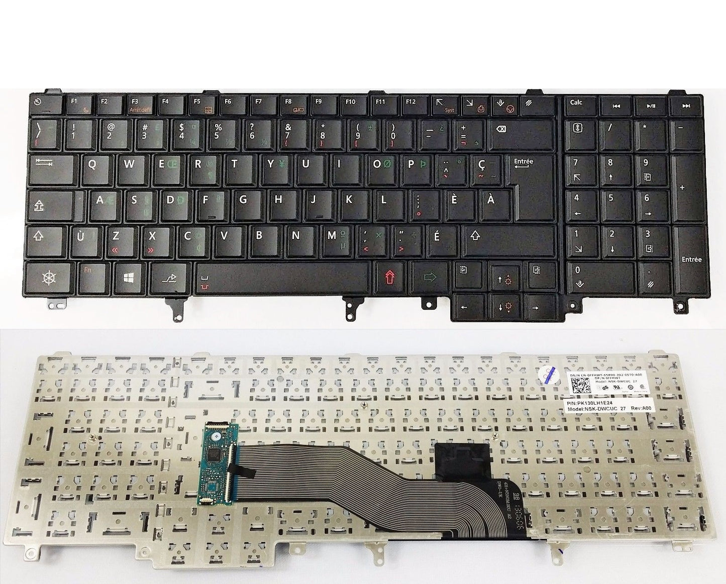 Dell FFHWT New Keyboard French Canadian Latitude E5530 0FFHWT NSK-DWCUC PK130LH1E24