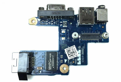 Dell G1WYK ENET USB Port Audio Jack VGA Connector Board Latitude E5440 LS-9832P 0G1WYK