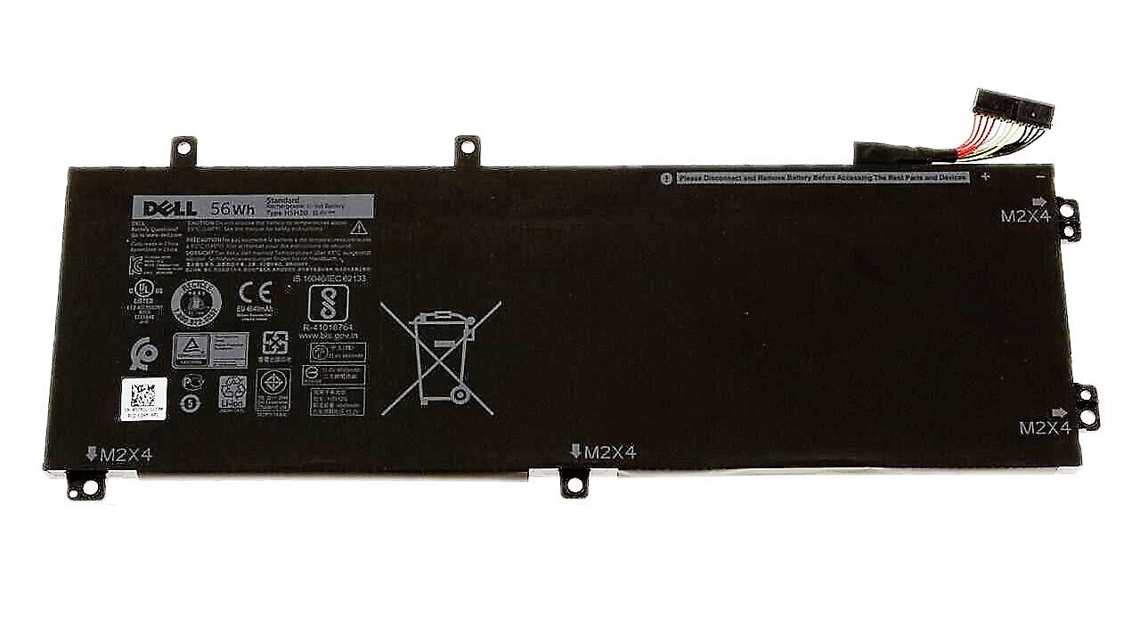 Batterie Li-ion Neuve Garantie Batterie H5H20 Pour Dell XPS 15 9550/9560/9570/7590 Et Precision 5510/5520/5530/5540 - 56Wh, 3 Cellules, 11,4V Batterie Ordinateur Portable H5H20 56Wh