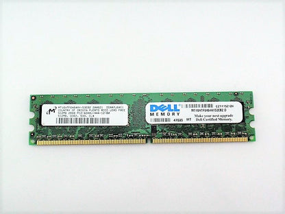 Dell T2675 Memory 512MB DIMM PC2-4200U 2RX8 533Mhz MT16HTF6464AY-53EB2