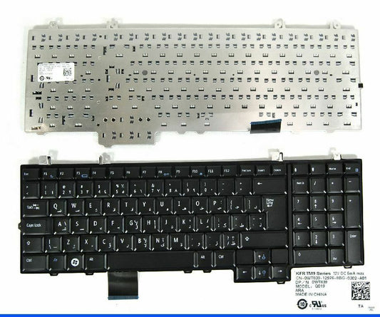 Dell TR334 New Keyboard US English Studio 17 1735 1736 1737 0TR334 0TR334 NSK-DD001 WT839 0WT839