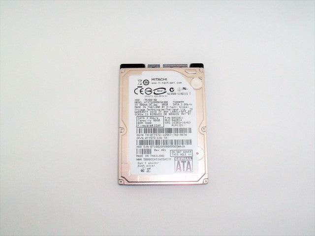 Dell TT572 Laptop Hard Drive 80GB SATA 2.5 7200RPM HTS722080K9A300 0TT572 0A53411