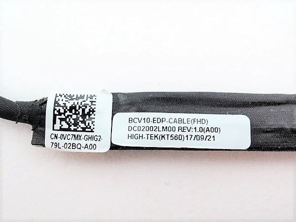 Dell LCD Display Video Screen Cable BCV10 FHD Inspiron 15 15R 7566 7577 DC02002LM00 0VC7MX VC7MX