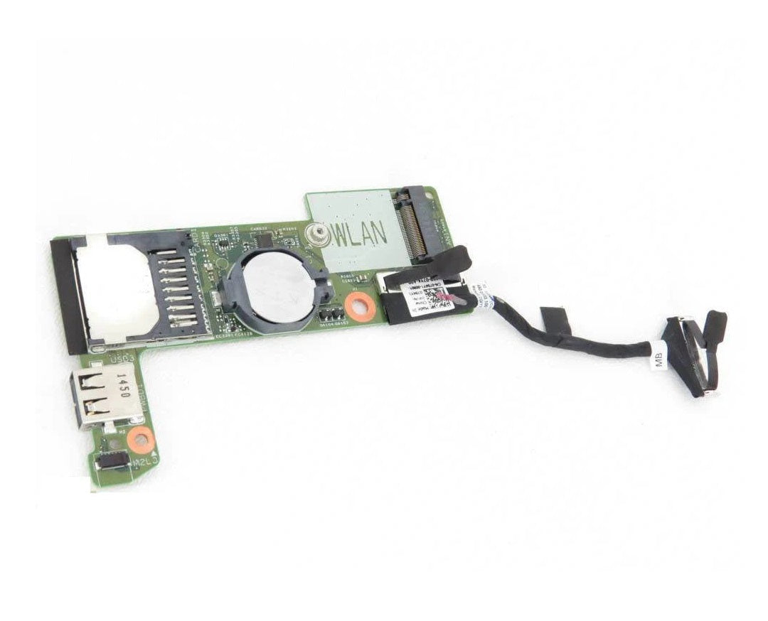 Dell X2NJX USB Port SD RTC Board Inspiron 13 7347 7348 7352 15 7558 0X2NJX R6NGM 0R6NGM