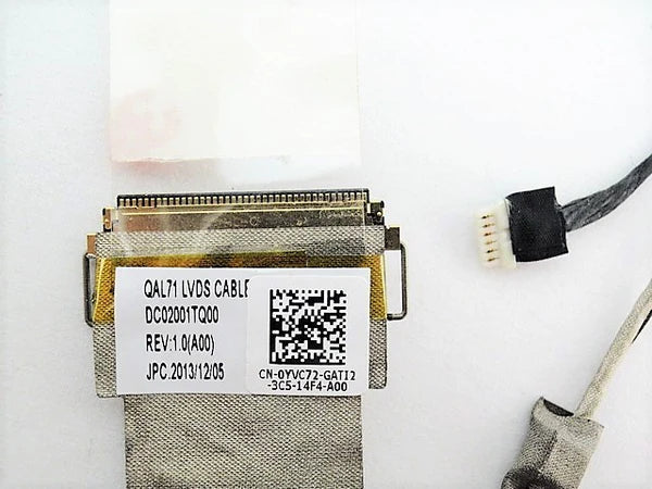 Dell New LCD LED LVDS Display Panel Video Screen Cable QAL71 Latitude E6430S DC02001TQ00 0YVC72 YVC72