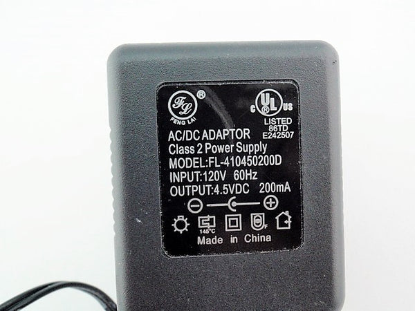 Generic FL-410450200D Used AC DC Adapter 120V 60Hz