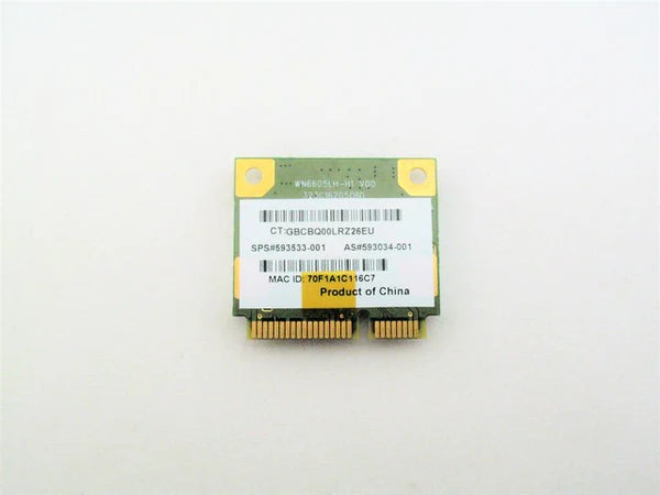 HP 593033-001 Wireless WIFI WLAN Network Card Mini PCI-E 802.11bgn RTL8191SE 593533-001