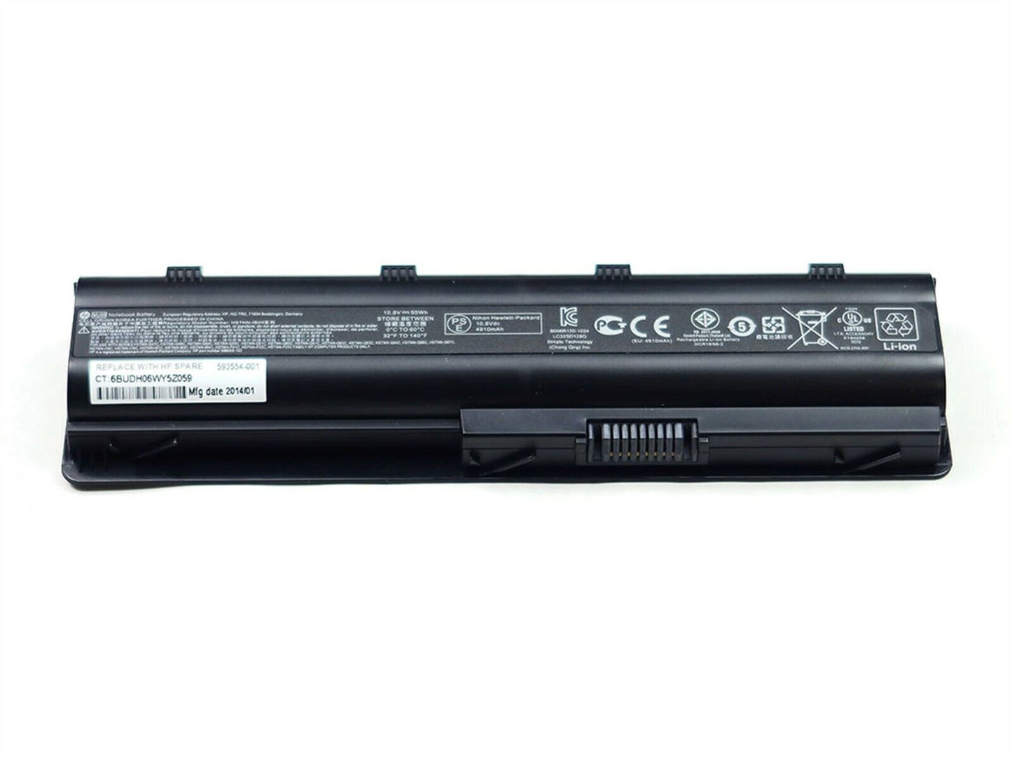 HP 593554-001 Battery CQ32 CQ42 CQ43 CQ56 CQ57 CQ62 CQ72 CQ430 CQ630 593553-001 586006-321 586006-361 586006-741