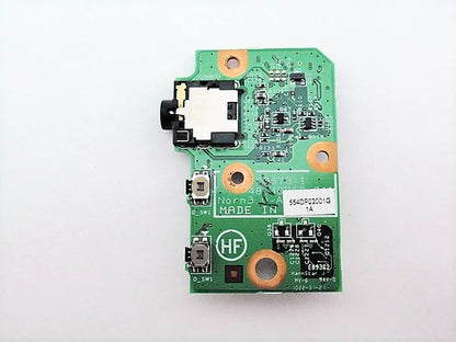 HP Audio Button Port Jack Board Elitebook 2740p 597834-001 554DP02001G