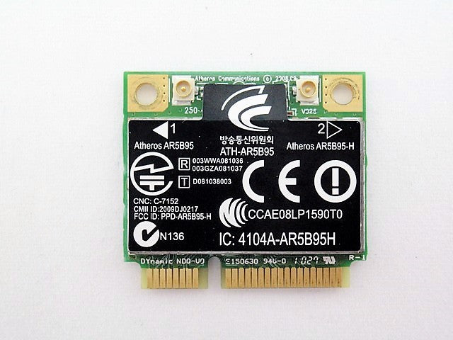 HP 605560-005 WLAN Wireless WIFI Mini PCI Card 802.11b/g/n AR5B95-H