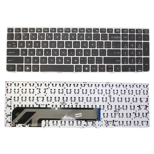 HP 646300-001 New Keyboard US Silver Frame ProBook 4530s 4535s 4730s 639179-001 6037B0056601 6037B0059601