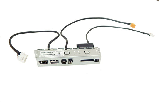 HP 657122-001 USB Audio Ports Card Reader Board Panel Pavilion P6-2000