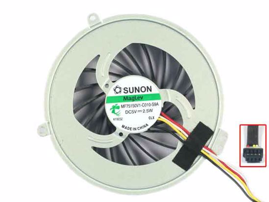 HP Computer CPU Cooling Fan for AIO Omni 12 120 120-1132 Desktop PC MF75150V1-C010-S9A AB1305HX-PDB 658909-001 New