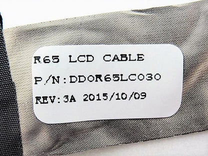 HP LCD LVDS Display Panel Video Screen Cable R65 Pavilion 15-E DD0R65LC000 DD0R65LC010 DD0R65LC030 719854-001