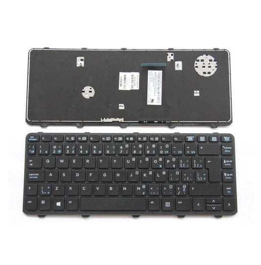 HP Laptop Keyboard English/French Canadian Bilingual with Frame for ProBook 430 G1 430G1 711468-DB1 734942-DB1 6H.4YVKB.032 MP-12M66CU-4421 727765-DB1 New