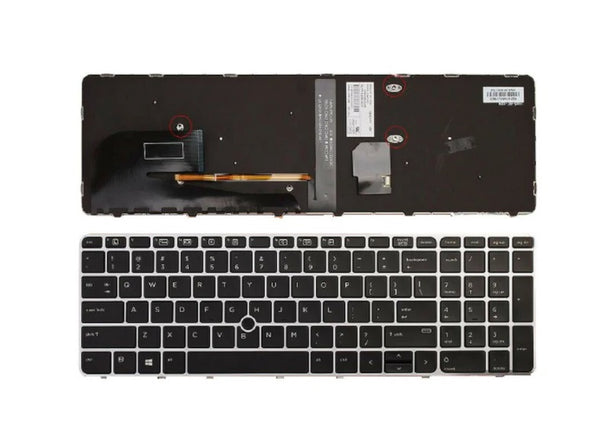 HP 819899-001 Keyboard Backlit EliteBook 755 G3 G4 850 G3 Zbook 15u G3 G4 821195-001 821157-001 6037B0113801