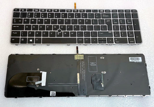 HP 836623-001 Keyboard Backlit EliteBook 755 850 G3 G4 Zbook 15u G3 G4 6037B0112701 HPM14N53USJ930