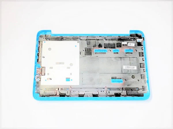 HP Used Base Enclosure Bottom Base Cover Case w/o ODD Aqua Blue Stream 14-AX 14-CB 858072-001