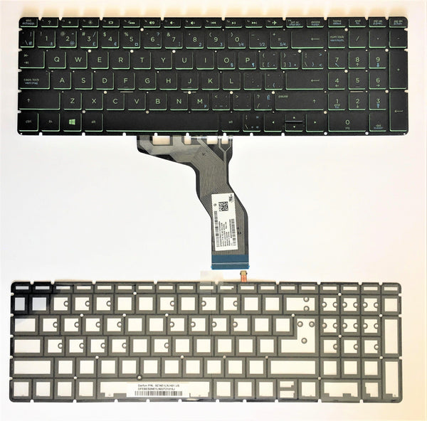HP 926893-DB1 New Keyboard Canadian Green Backlit Pavilion 15-CB NSK-XDHBQ AEG75AX1110