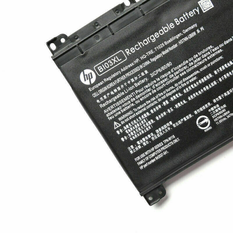 HP BI03XL Genuine Battery Pack Pavilion x360 13-U M3-U Stream 14-AX 843537-421 843537-541 844203-850 844203-855