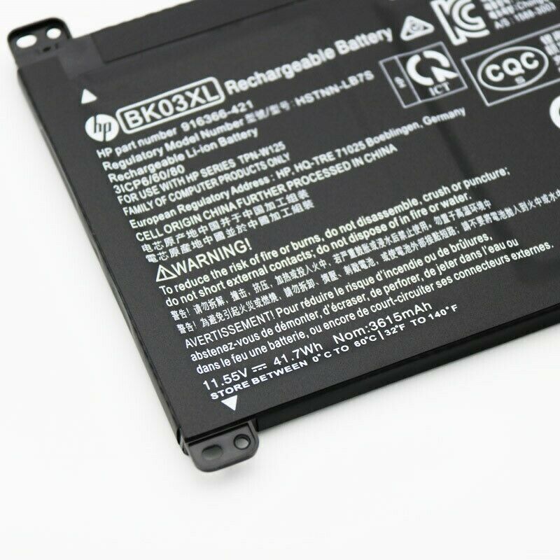 HP BK03XL Genuine Battery Pack Pavilion x360 14 14-BA 14M-BA 14T-BA BK03041XL 916366-421 916366-541 916811-855