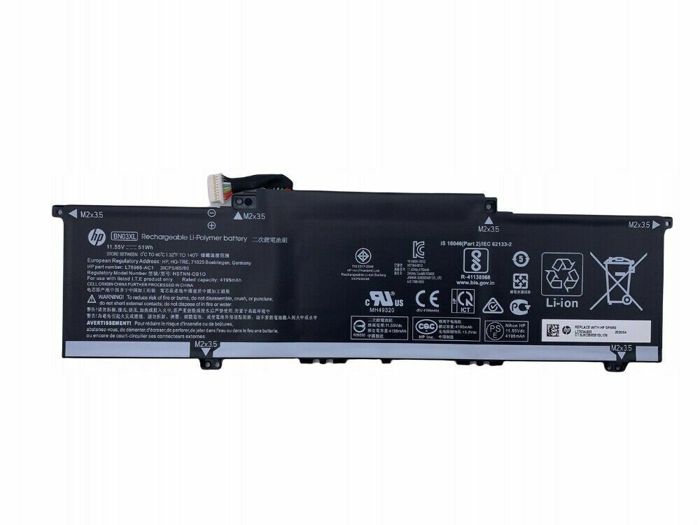 HP BN03XL Battery Envy x360 15T-ED 15T-ES 15Z-EE Pavilion 14-EH 15-EH L73965-271 L76965-2C1 L76965-AC1 L76965-271