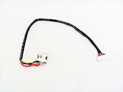 HP New DC In Power Jack Charging Port Connector Socket Cable Harness 8-Wire Pavilion HDX16 HDX X16 Series HDX-X16 496486-001