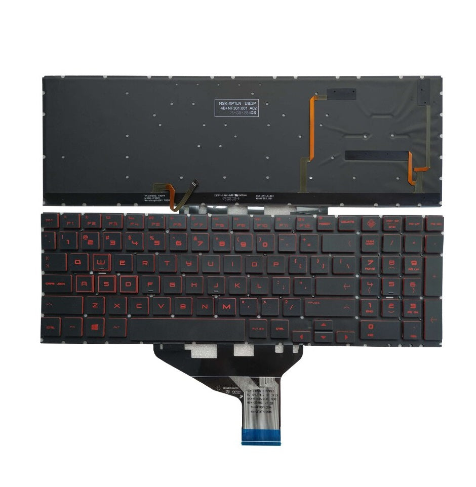 HP L24369-001 New Keyboard US English Backlit Omen 15-DC 15T-DC NSK-XP1LN
