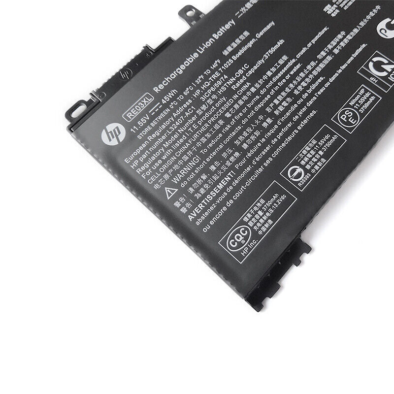 HP RE03XL New Genuine Battery ProBook 430 445 450 455 G6 440 450 G7 RE03045XL L32407-2B1 L32407-2B2 L32407-2C1