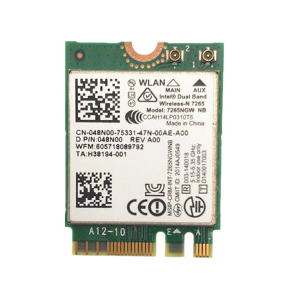 Intel 7265NGW Dual Band Wireless-N WLAN WiFi Bluetooth 4.0 300Mbps 756751-001 793840-001